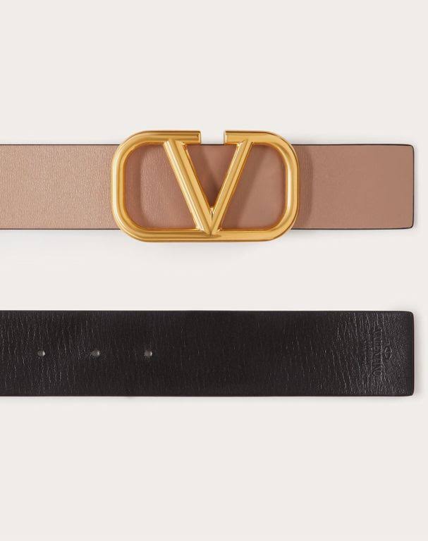 Reversible Vlogo Signature Belt in Glossy Calfskin 40mm B743