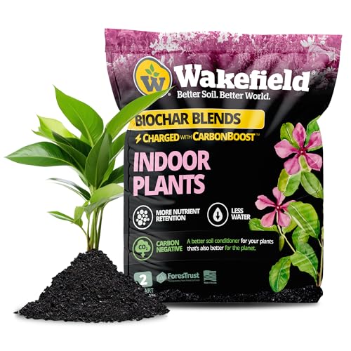 Biochar Indoor Potting Mix with Pine Bark and Worm Casting 2 Quart B59776