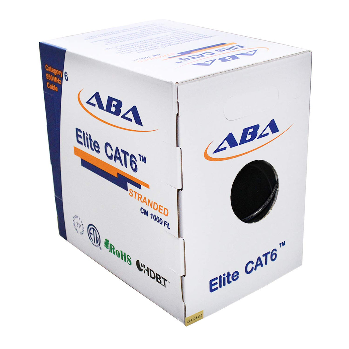 24AWG Stranded Bare Copper Bulk Ethernet Cable, 1000ft, Green G605