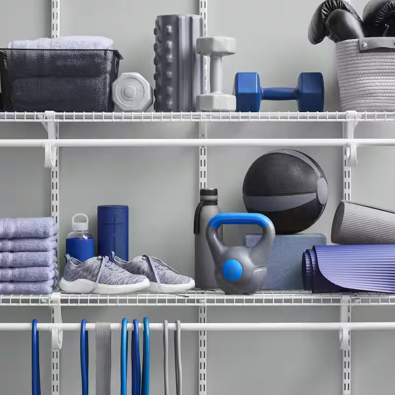 Vertical Rail Shelving Hardware R214