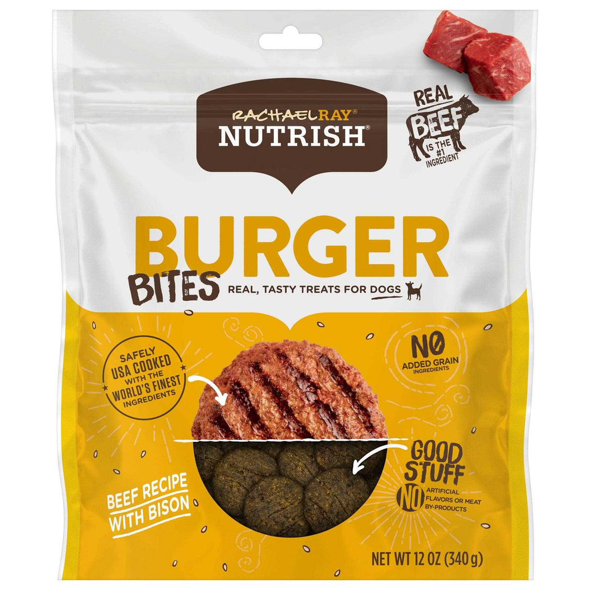 Beef & Bison Burger Bites Dog Treats Y841931