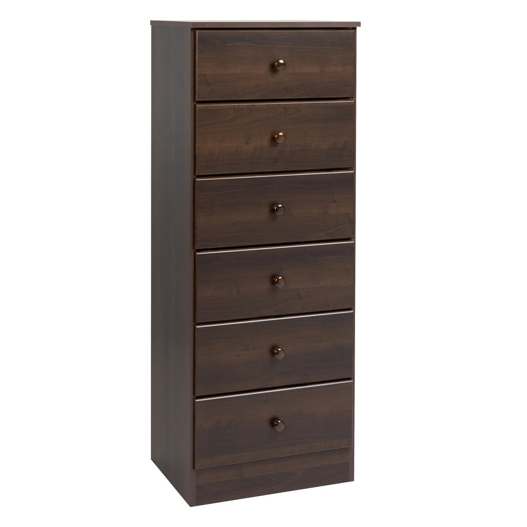 Black 6 Drawer Dresser F512160