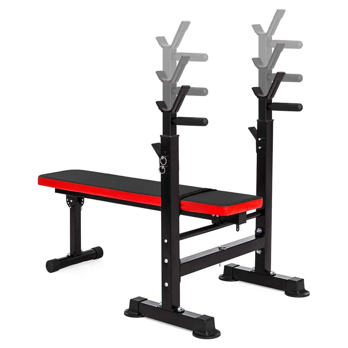 Adjustable Olympic Workout Bench with Squat Rack O467