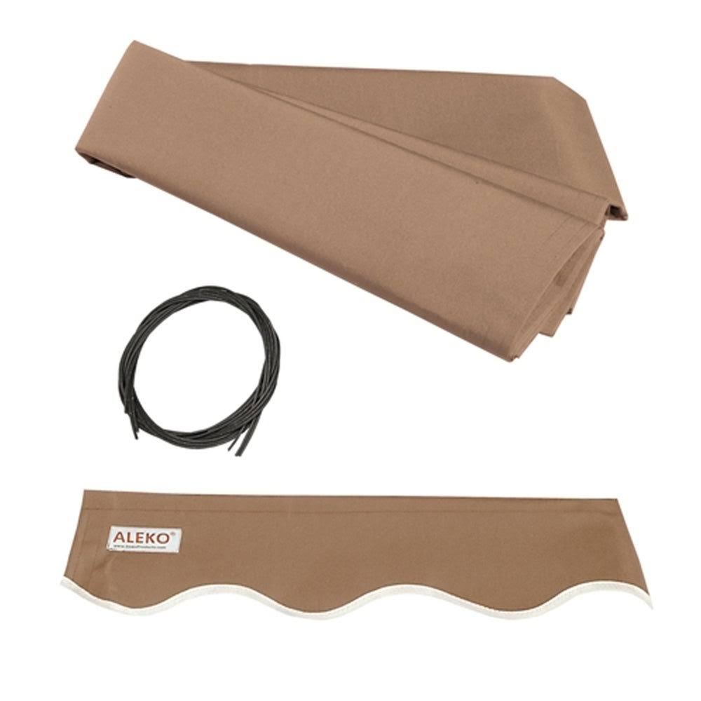 10 x 8 ft. Black Retractable Patio Canopy Awning X757175