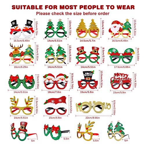 52 Pcs Christmas Photo Booth Props Kit B126090