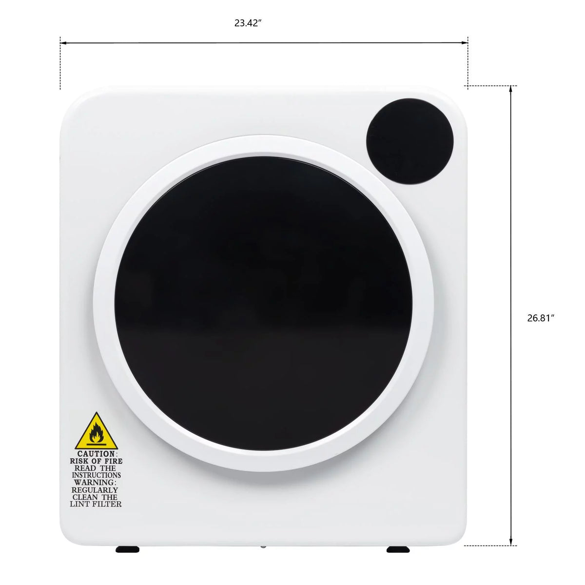 Electric Tumble Laundry Dryer Stainless Steel Tub 13.2 lbs F397409