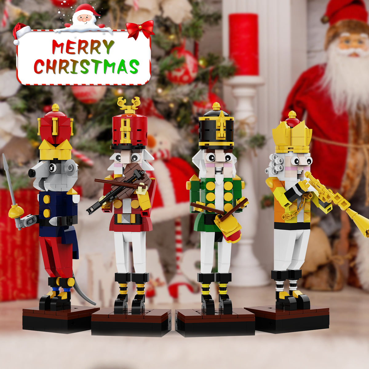 697 Pcs Christmas Building Kit S187