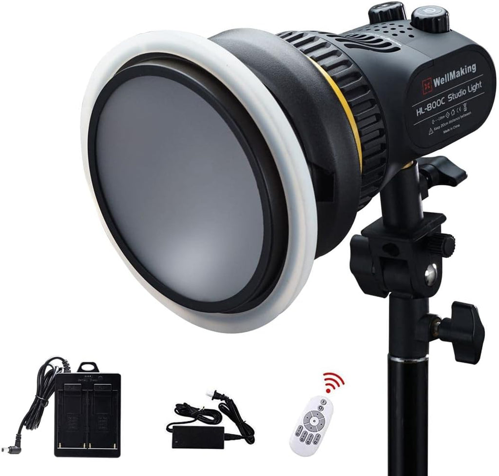 80W Portable LED COB Spotlight Video Light with Fresnel Lens Bowens Mount G958318