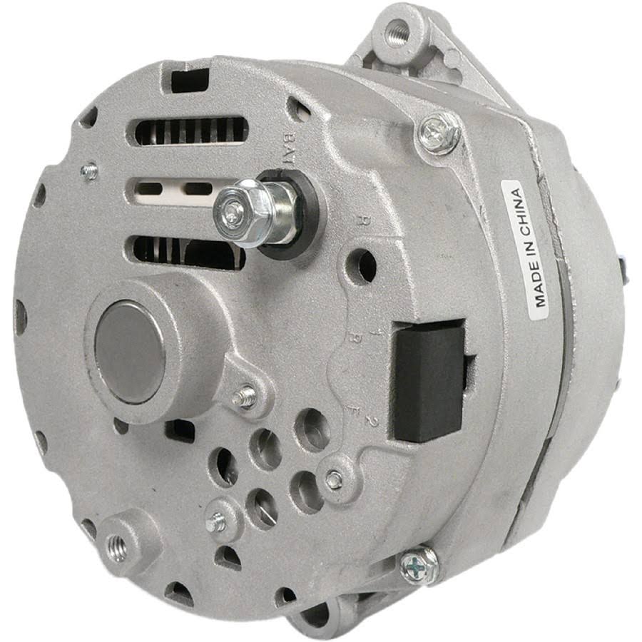 Chrome Alternator 105 Amp 1-Wire 6 Groove Pulley U492