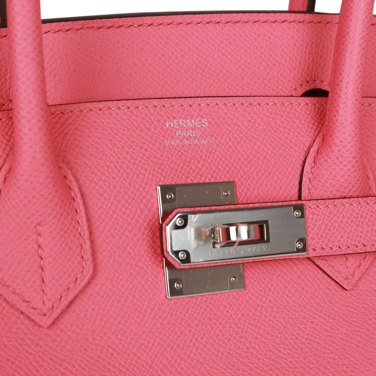 Pre-owned 30 Rose Confetti Epsom Handbag A887