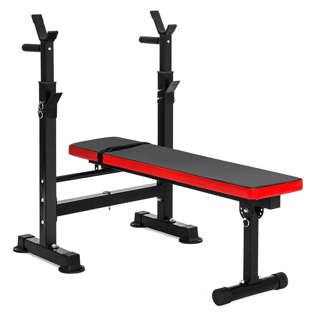 Adjustable Olympic Workout Bench with Squat Rack O467