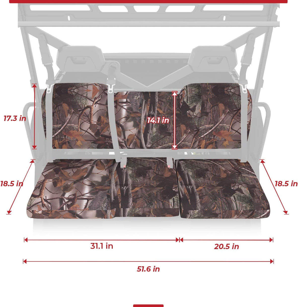 Waterproof Camo Seat Cover Set L219139
