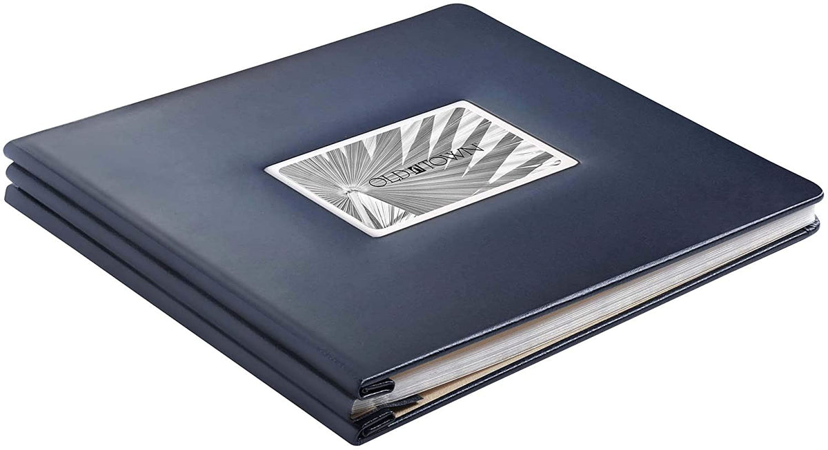 Bonded Leather Scrapbook 12x12 Navy L7281