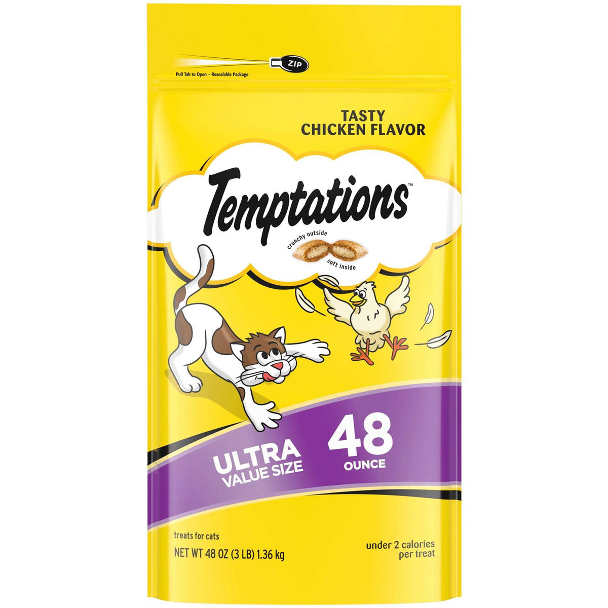 Chicken Flavor Crunchy and Soft Cat Treats E557297