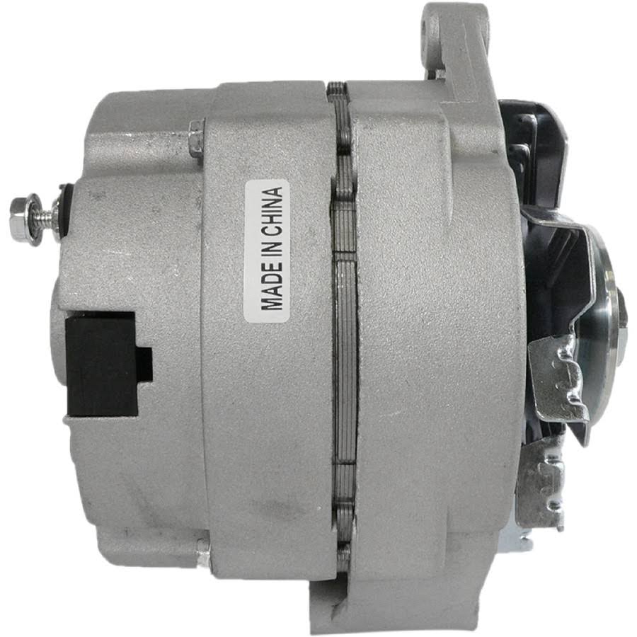 Chrome Alternator 105 Amp 1-Wire 6 Groove Pulley U492