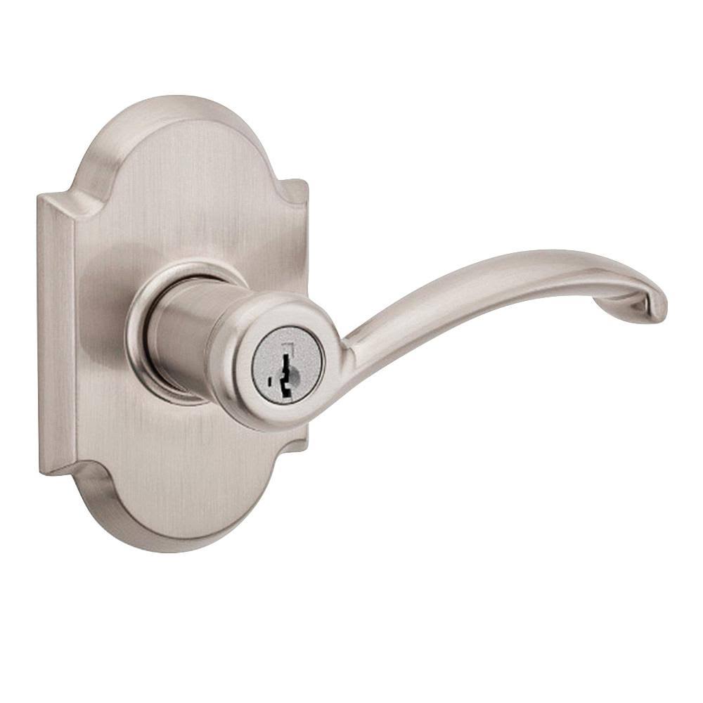 Satin Nickel Entry Lever L22681