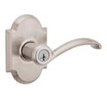 Satin Nickel Entry Lever L22681