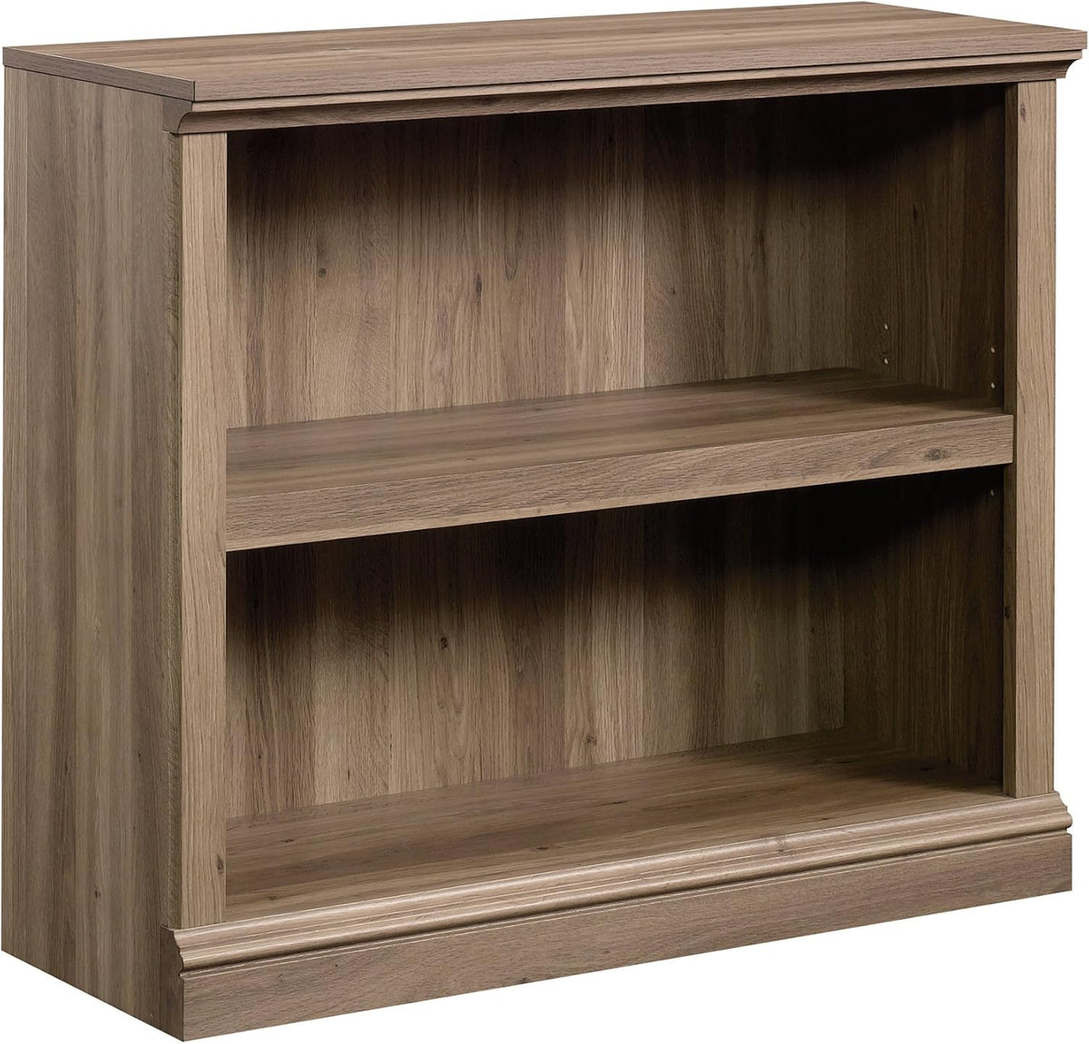 2-Shelf Bookcase, Salt Oak finish I16495
