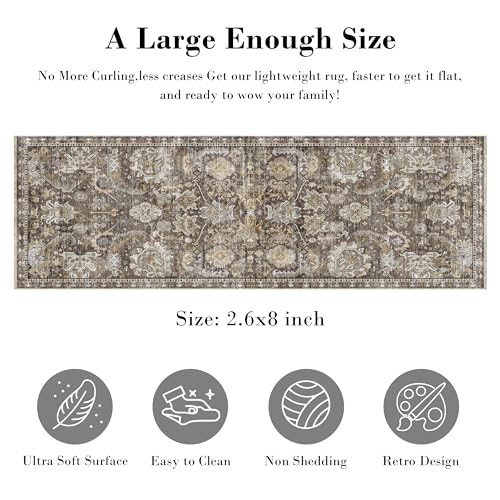 Washable Stain & Water Resistant Non-Slip Area Rug 6' x 9' S187999