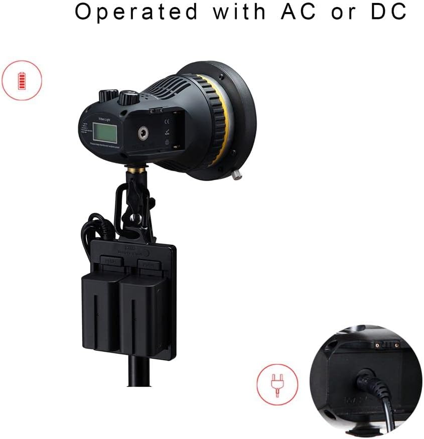 80W Portable LED COB Spotlight Video Light with Fresnel Lens Bowens Mount G958318