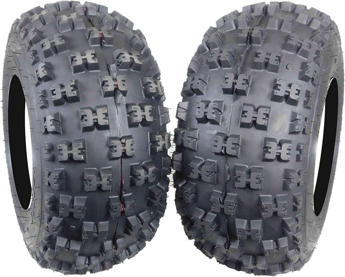 21X7-10 20X10-9 6 Ply Dual Compound ATV Tires Pack of 2 R87123