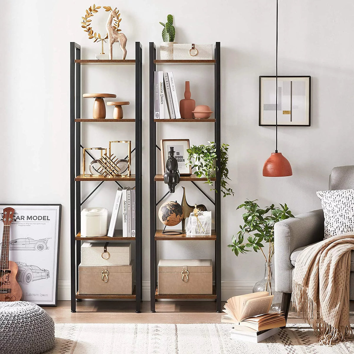 5 Tier Bookshelf E89189