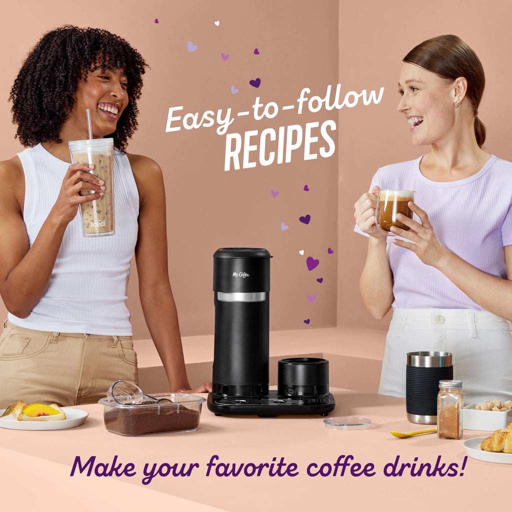 Black Single-Serve Coffee Maker S1374