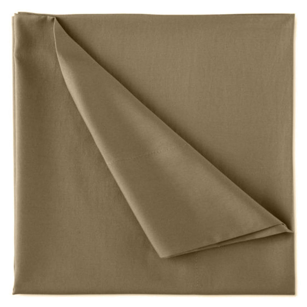 Full Sand Organic Cotton Sateen Flat Sheets M498142