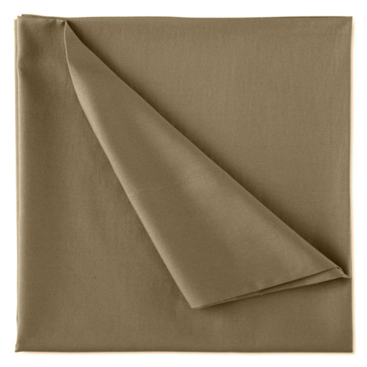 Full Sand Organic Cotton Sateen Flat Sheets M498142
