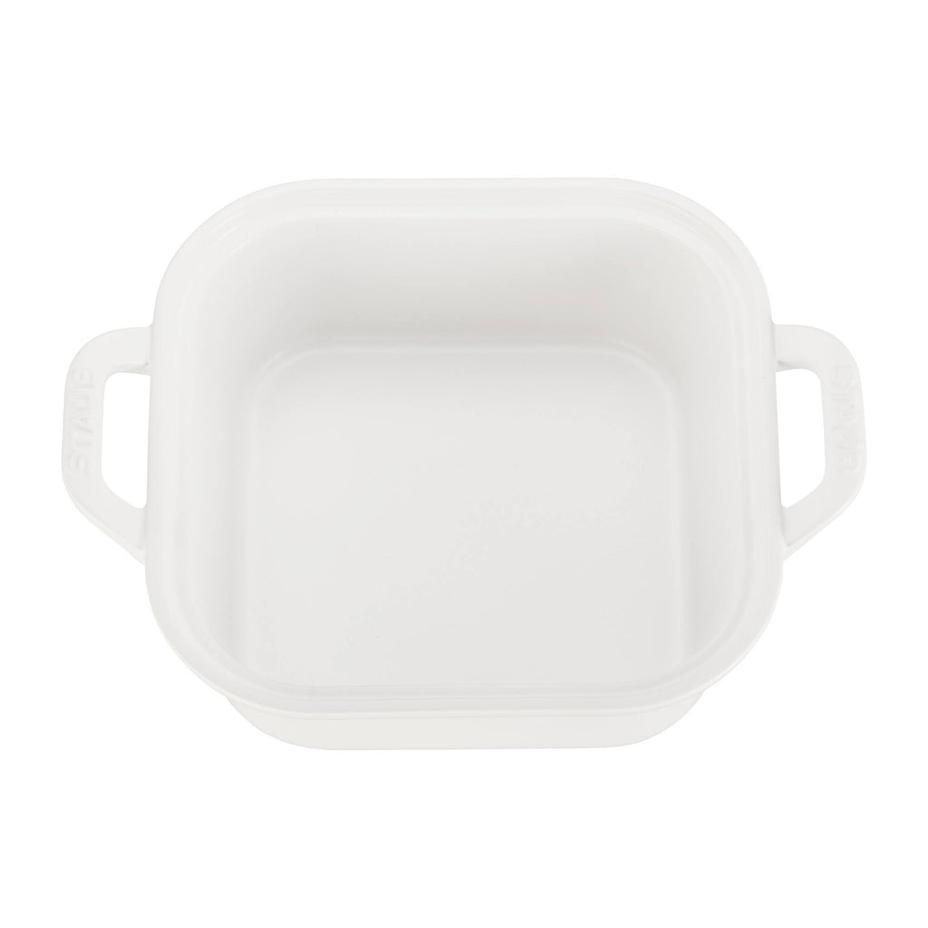 Matte White Square Covered Baking Dish E21511