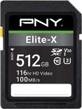 512GB Elite-X UHS-I SDXC Flash Memory Card Pack of 2 W971037