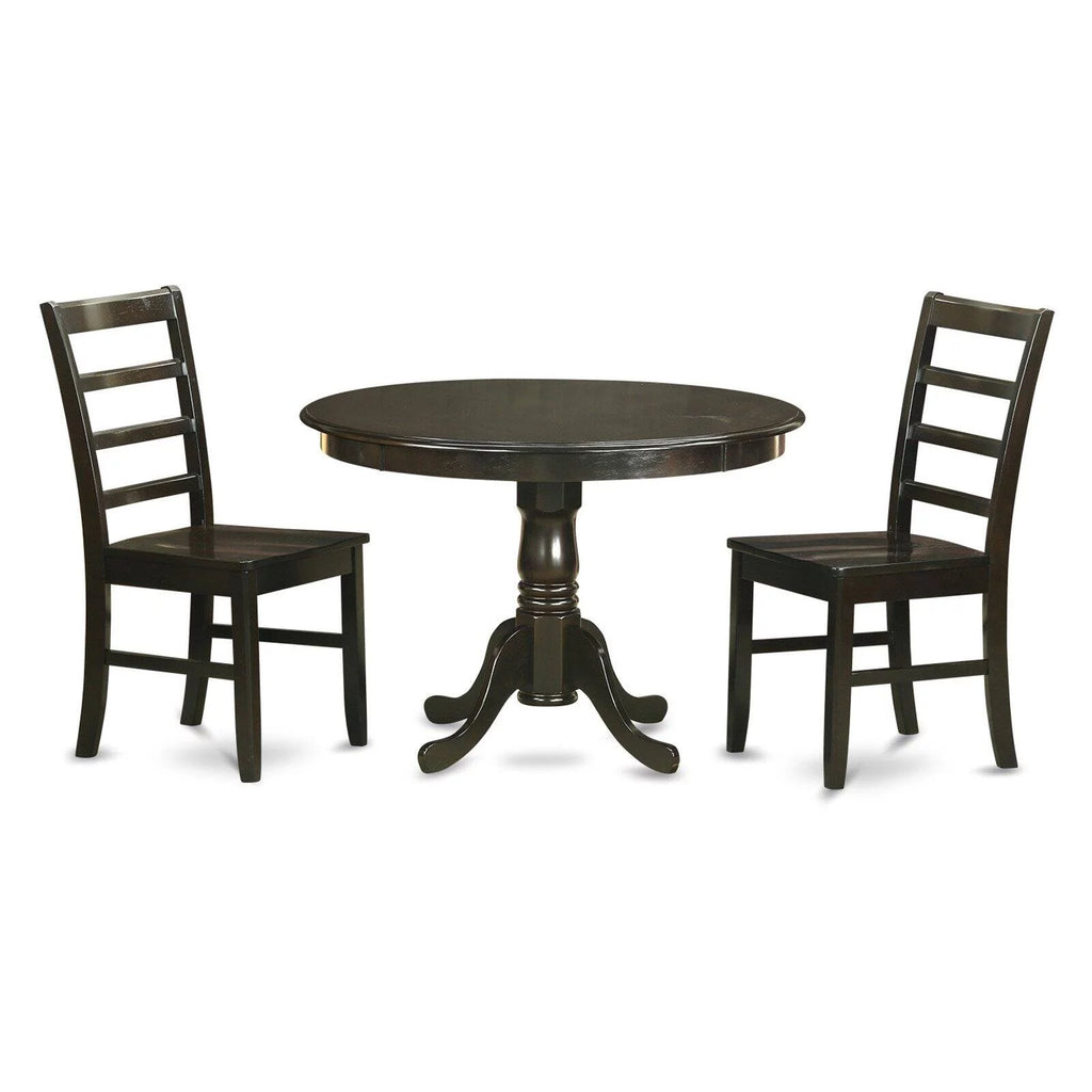 3 Piece Small Kitchen Table and 2 Dinette Chairs O133