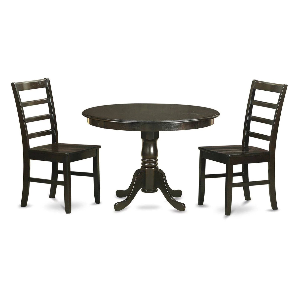 3 Piece Small Kitchen Table and 2 Dinette Chairs O133