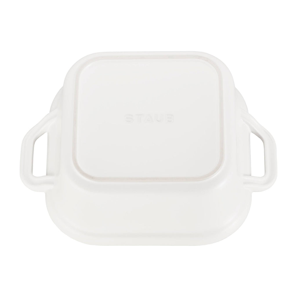 Matte White Square Covered Baking Dish E21511