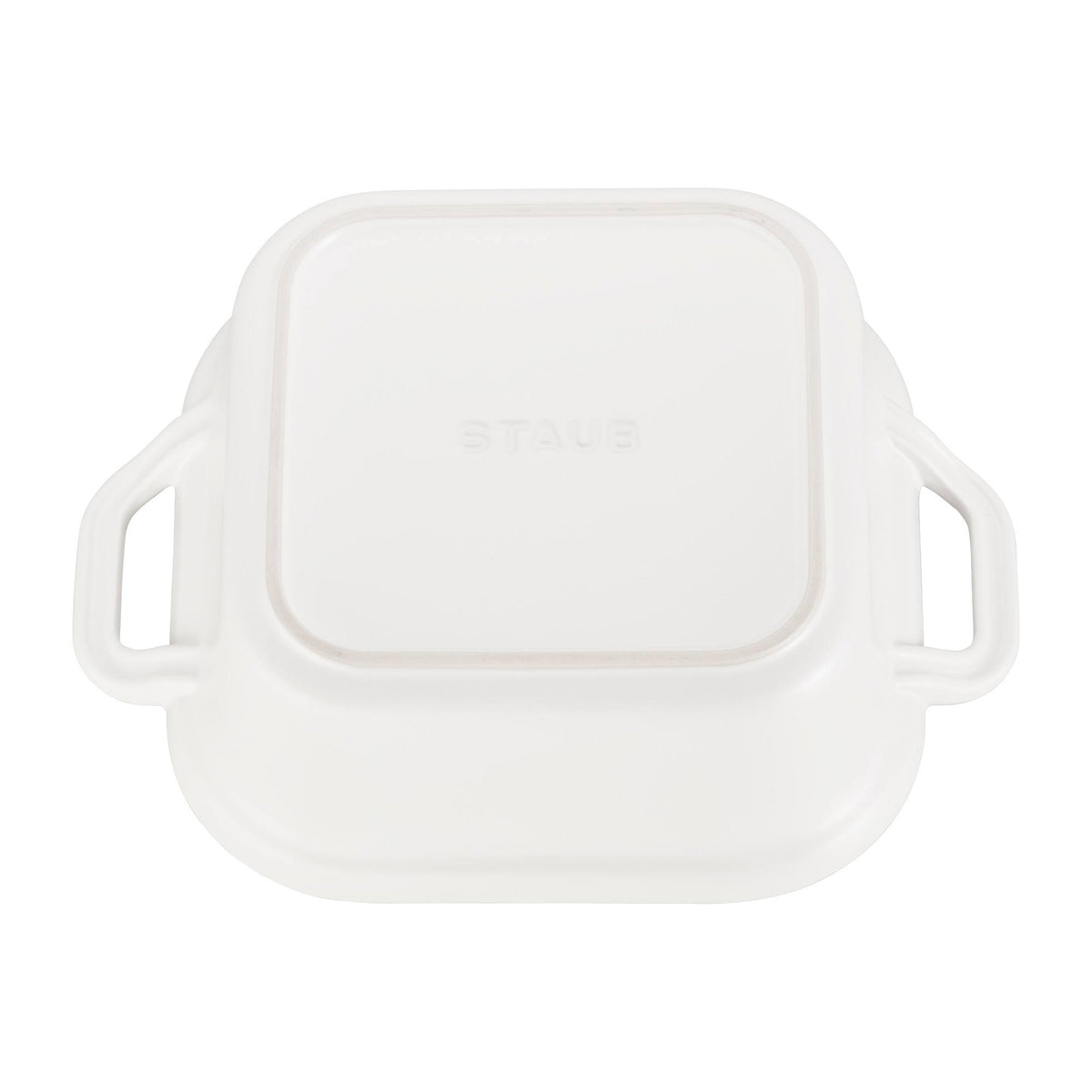 Matte White Square Covered Baking Dish E21511