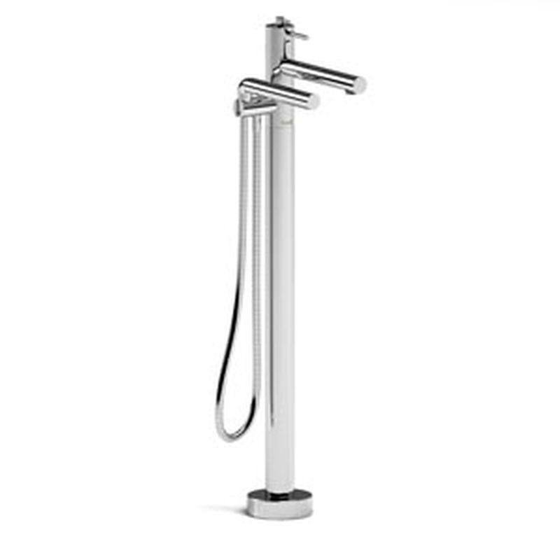 2-Way Thermostatic Floor-Mount Tub Filler with Hand Shower Q6459