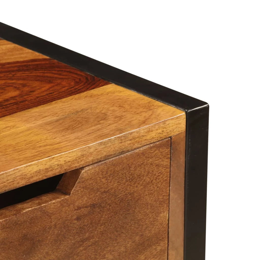 Solid Sheesham Wood Sideboard with 3 Drawers Y159