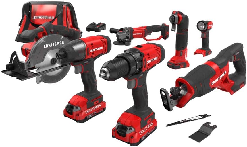 Cordless Drill Combo Kit, 7 Tool W93229