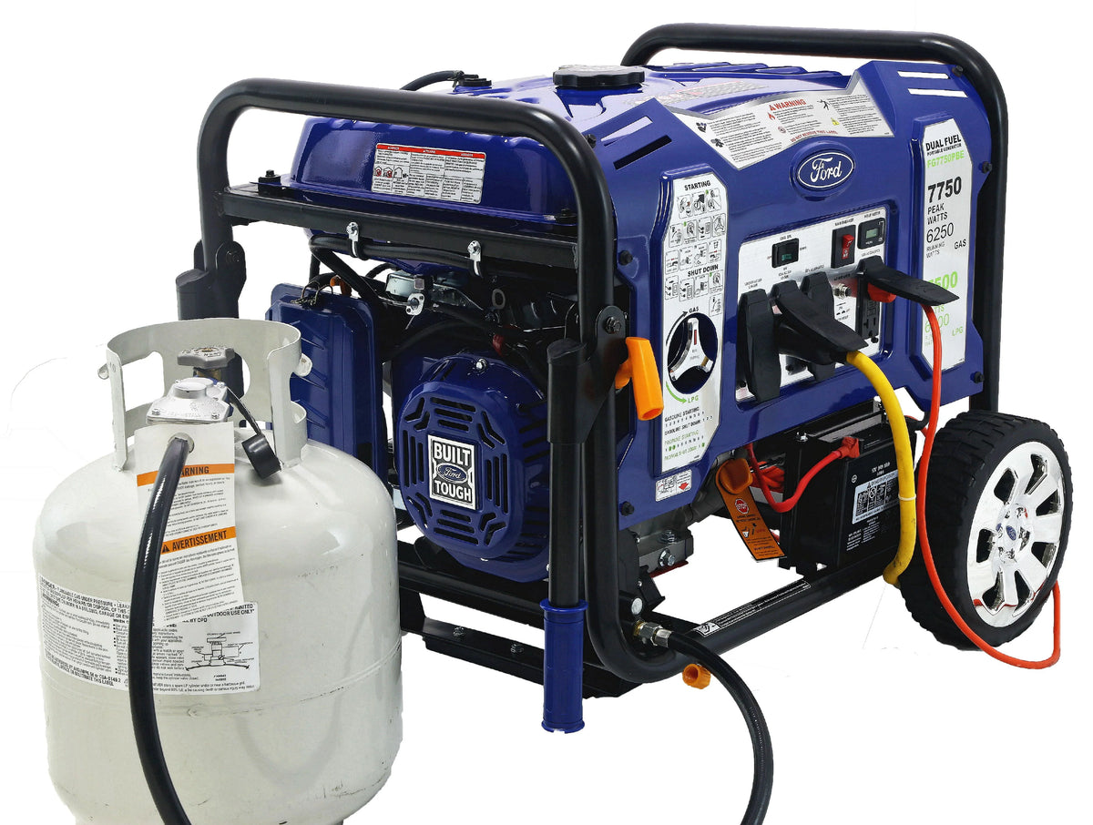 7750-Watt Dual Fuel Portable Generator with Electric Start P45136
