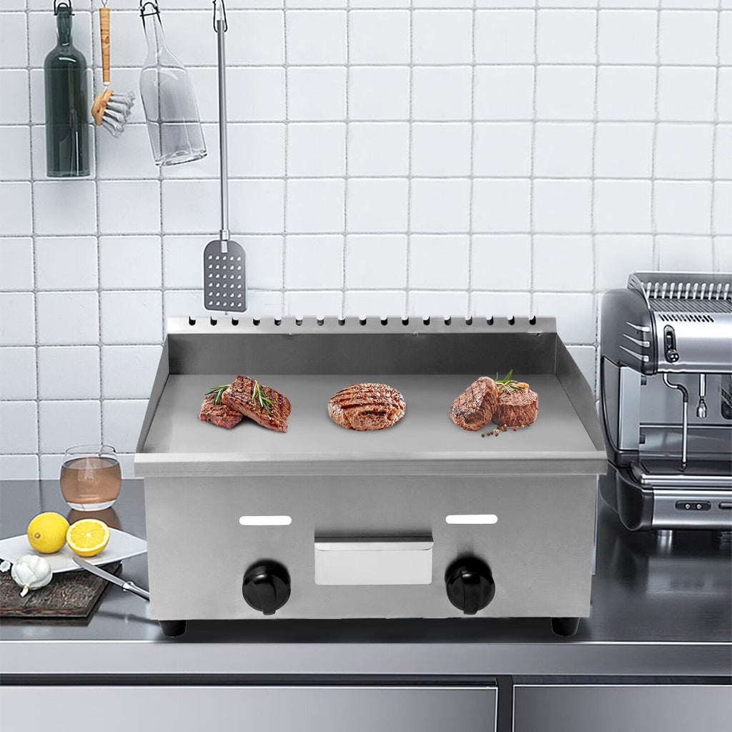 22 inch Commercial Countertop Gas Griddle Flat Top Grill O491267