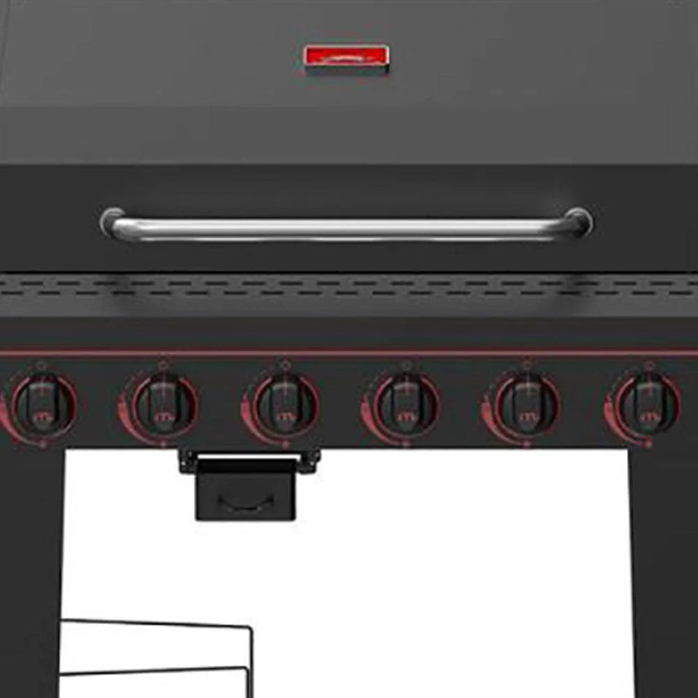 6-Burner Gas Grill with Built In Thermometer E611822