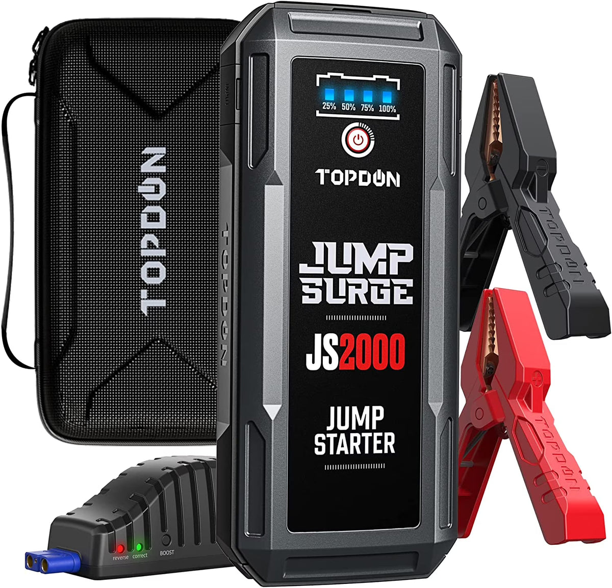 16000mAh 2000A Peak Portable Car Battery Booster Y7040