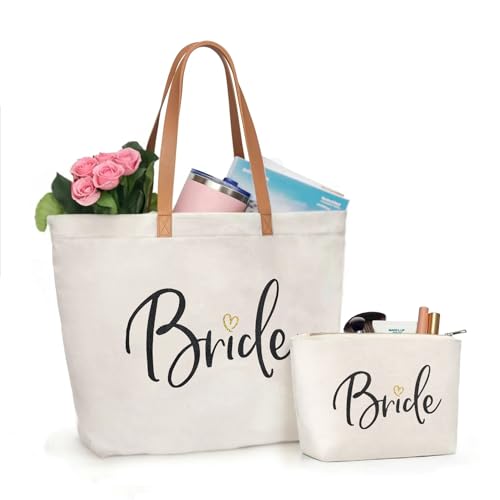 Canvas Tote Bag Set of 2 with Zipper K953794