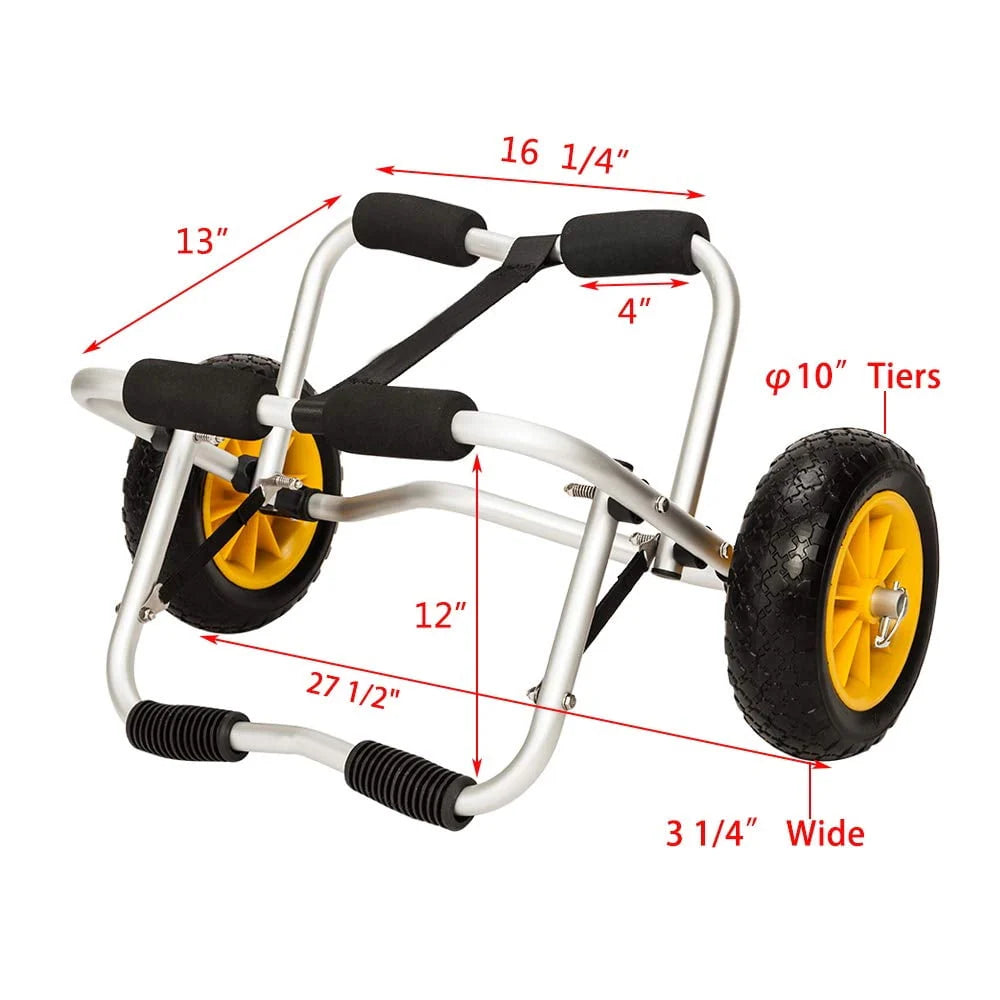 Kayak Canoe Jon Boat Carrier Dolly Cart P6555