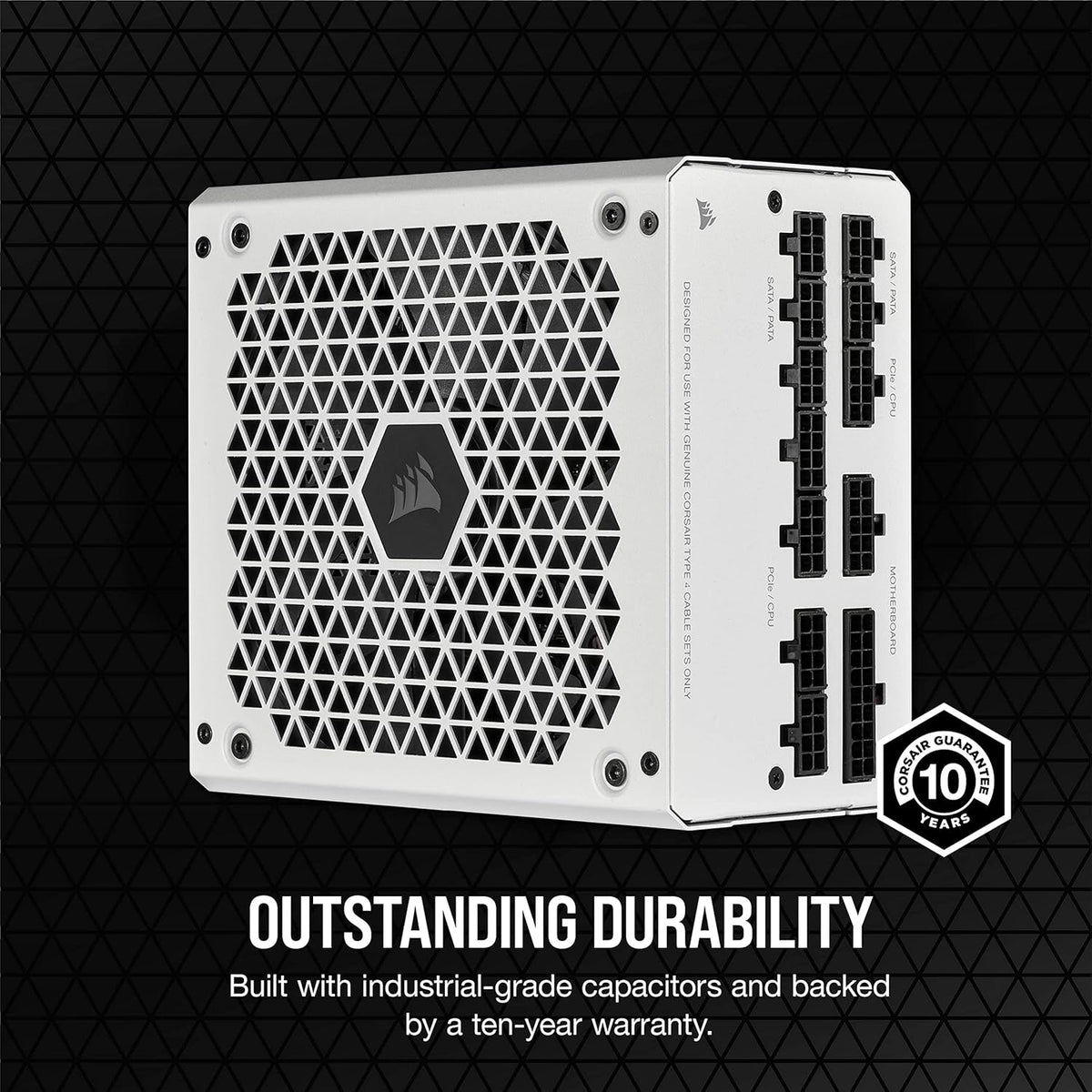 White 850 Watt Fully Modular Power Supply X18035