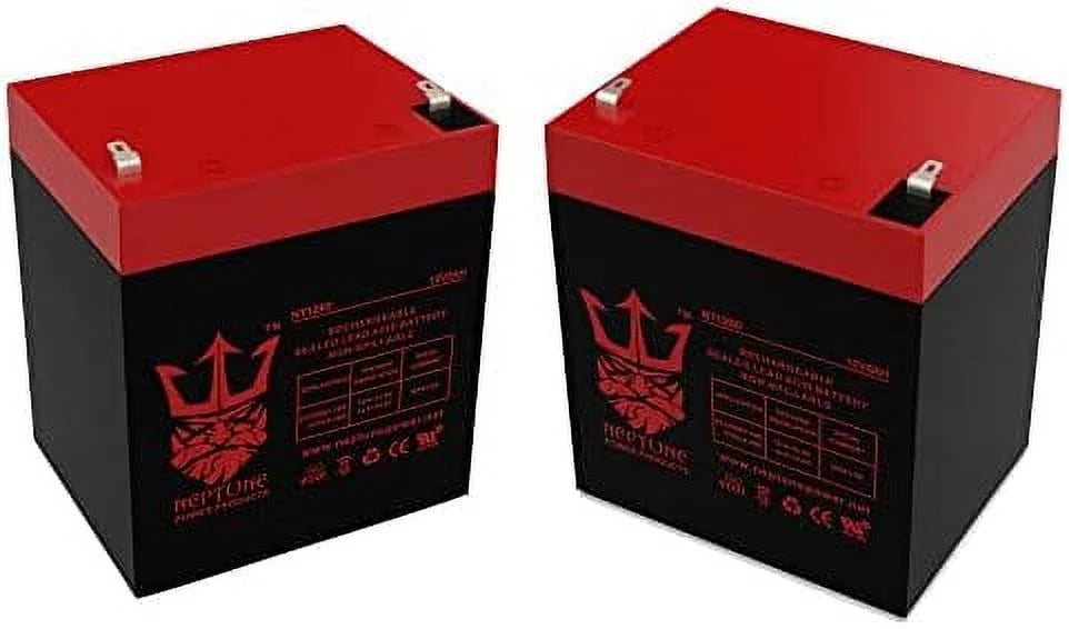 12V 5Ah Replacement Battery 2 Pack F418