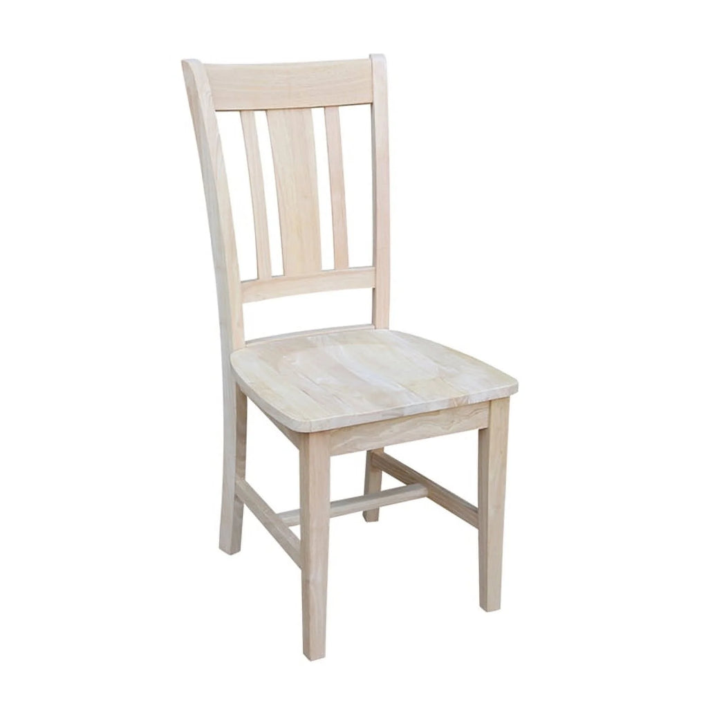 30" Solid Wood Round Top Pedestal Dining Table with 2 Chairs T911