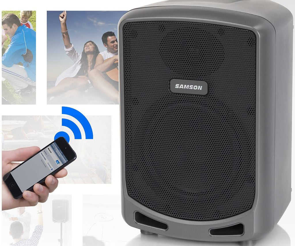 Black Portable PA Speaker System I316