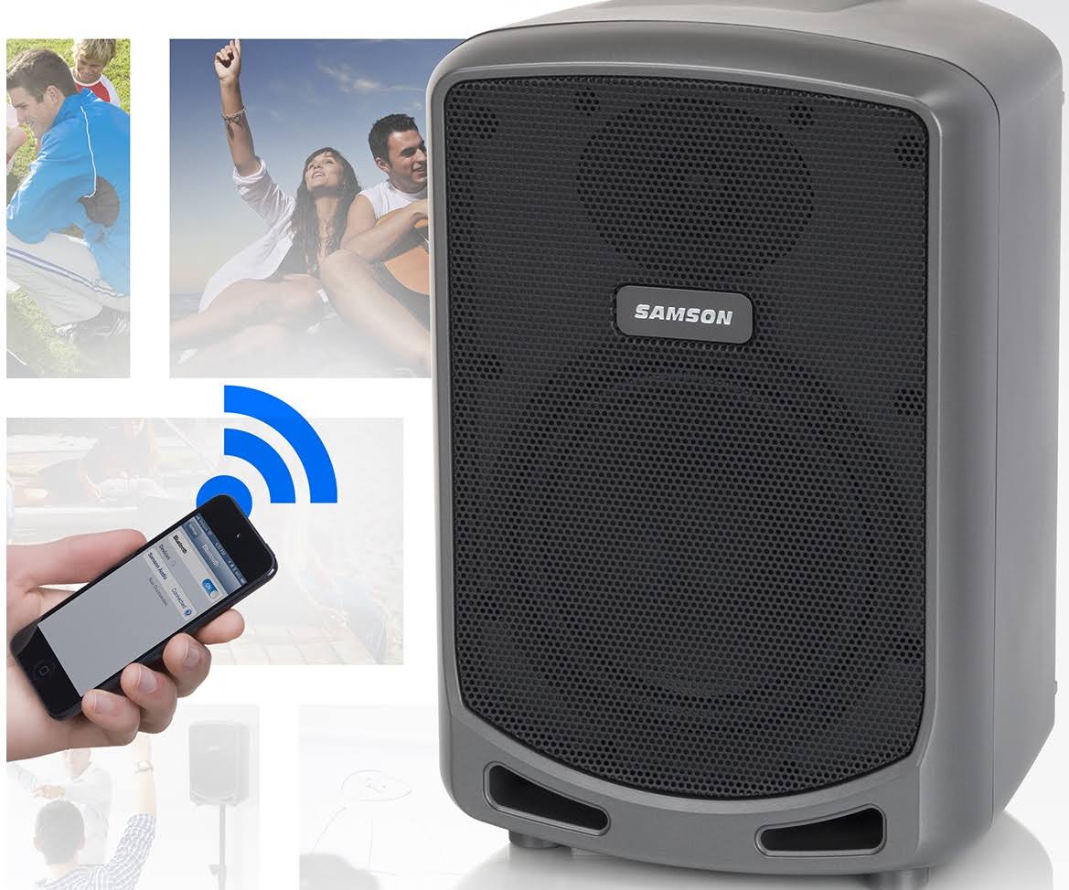 Black Portable PA Speaker System I316