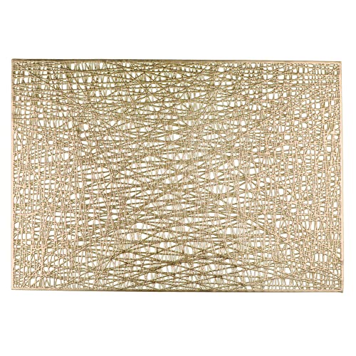 Gold Vinyl Placemats Set of 4 E8768